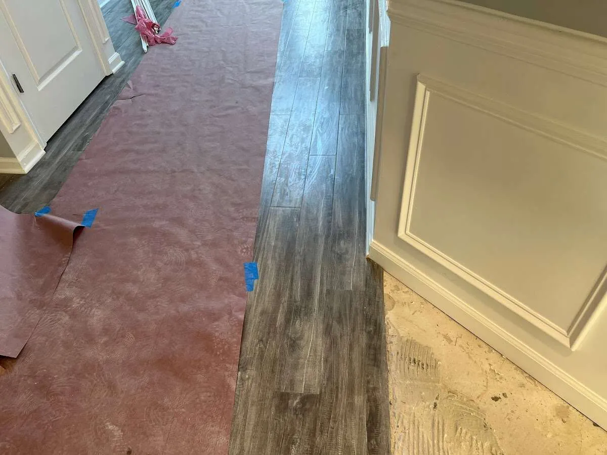 Completed marble shower restoration in Hempfield